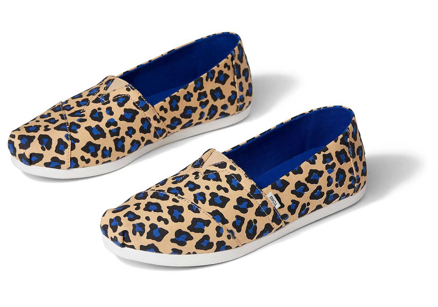 Toms Espadryle Damskie Beżowe - Alpargata Painted Leopard - 73MXUIENT